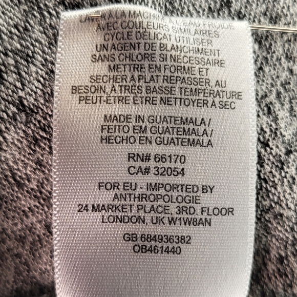 Anthropologie Akemi + Kim Lightweight Scoop Neck Sweater size Medium Petite - Picture 5 of 5